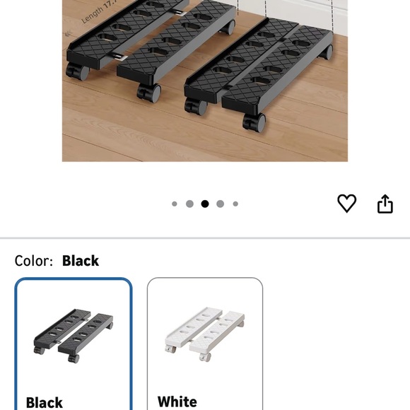 Black Computer Stand - Picture 2 of 3